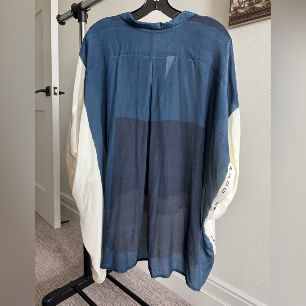Annette Gortz 100% Silk Blouse - Picture 7 of 9